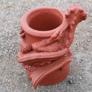 dragon chimney pot smirk